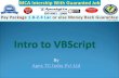 Intoduction to VBScript