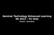 Seminar Technology Enhanced Learning - Einheit 6 (2013)