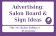 Street Advertising: Salon Board & Sign Ideas
