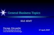 General Business Topics ELE 4EMT