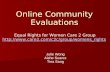 Online Community Evaluation of Care2 Care Equal Rights for Women Group