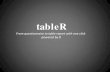 tableR - From questionnaire to table report with one click powered by R