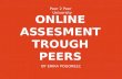 Online Assessment trough Peers