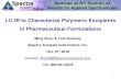 NYSAS Seminar  LC-IR To Characterize Polymeric Excipients In Pharmaceutical Formulations 10-27-2010