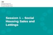 DCLG Statistics User Engagement Day - Social Housing Sales and Lettings