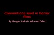 Conventions used in horror films