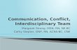 Communication conflict interdisciplinary_team