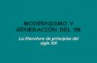 Modernismo y Generacion del 98