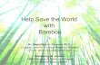 Help Save The World With Bamboo