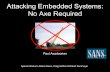 Attacking Embedded Devices (No Axe Required)