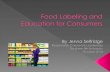 Food labeling and education for consumers