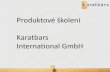 (CZECH) KARATBARS INTERNATIONAL PRODUCT TRAINING