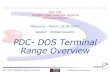 Confidential Documentation PDC DOS TERMINAL Range Overview