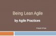 Being Lean Agile