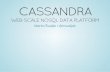 Cassandra, web scale no sql data platform