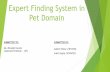 Expert Finding System in Pet Domain