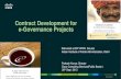E-governance Project Contract Development: Challenges and How to Overcome Them
