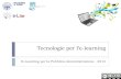 Tecnologie per l'e-learning (piattaforme)