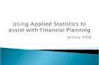 Applying Stats To Financial Planning 97 2003