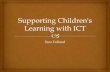 Assessment ppt supporting children's learning with ict
