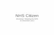 Mapping the NHS - Liverpool, for NHS Citizen NW, 29th of May