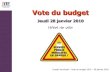 Presentation Budget 2010