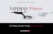 The Lehman Fiasco