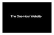The One-Hour Website: Bootstrap Your Next Online Initiative with WordPress
