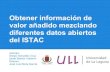 Obtener información de valor añadido mezclando diferentes datos abiertos del ISTAC