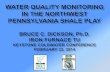 Water quality monitoring in the northwest Pennsylvania shale play