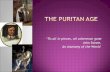 The puritan age