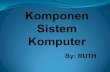 Komponen sistem komputer ppt