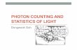 Photon counting and statistics of light