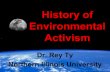2013. Rey Ty History of Environmental Activism