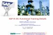SAP IS Oil and Gas oil Course Content