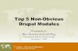 Top 5 Non-Obvious Drupal Modules
