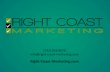 Right Coast Marketing, LLC Marketing Budget PowerPoint