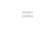 9- Abstract classes and interfaces (1) JAVA