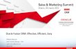 Oracle Sales&Marketing Summit - Fusion CRM
