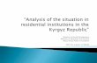 Analysis in residential institutions in the kyrgyzstan may2012