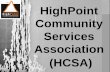 Highpoint Community Services Association Slide Deck