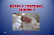 Happy 1st Birthday, Ashton!!!
