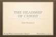 The headship of christ