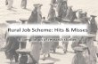 Rural job scheme: Hits & Misses