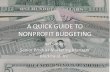 A quick guide to nonprofit budgeting