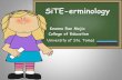 Site- erminology