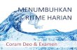 Melatih Ritme Harian  2 - Coram Deo-Examen & Spiritual Transformation