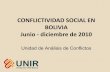 Presentación: Informe de Conflictividad en Bolivia