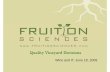Fruition Sciences Juin 2009