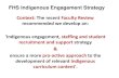Indigenous Engagement Presentation to Faculty Academic Committee